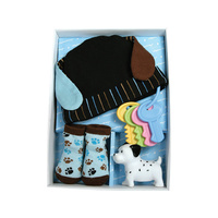 CAP SOCK SET 0-3M BLUE
