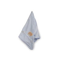 BLUE BABY PRAM BLANKET 70CM