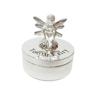 SILVER PLATE TOOTH BOX