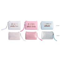 GOLDIE GLAMOUR MAKE UP BAG 3ASST