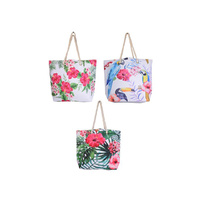 TROPICAL TOTE BAG 3ASST