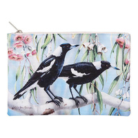 BIRD & FLORA MAGPIE POUCH 26X17CM