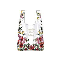 AUS FLORAL EMBLEMS RPET SHOPPING BAG