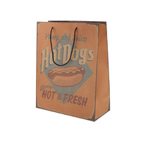 GIFT BAG HOT DOGS 26X33X12CM SOLD QTY10