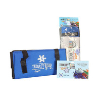 TROLLEY BLUE INSULATED ZIP UP COOL BAG