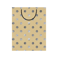 MIX BAG MED SPOTS SILVER FOIL KRAFT SOLD QTY12