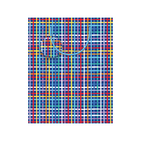 MIX BAG LRG GEO CHECK STRIPES SOLD QTY10