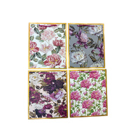 GIFT BAG HOT STAMPING 18X23X8CM SMALL 4ASST SOLD QTY12