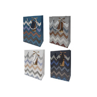 GIFT BAG WAVY 26X32X10CM LARGE SOLD QTY12
