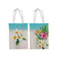 34X37CM FRANGIPANI TOTE BAG 2ASST