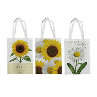 34X48CM SUNFLOWER AND DAISY TOTE BAG 3ASST QTY 6