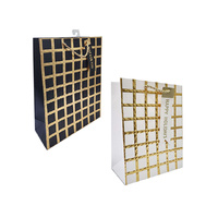 GIFT BAG EMBOSSED HOT STAMPING 33X45CM QTY 12