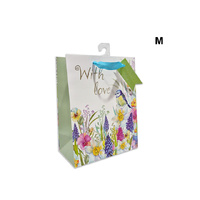 GIFT BAG BLUE WREN M 18X23X10CM QTY 12