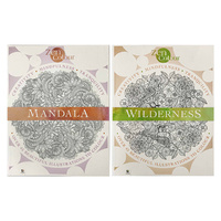 ZEN ADULT COLOURING BOOK 2ASST