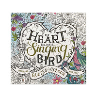SINGING BIRD ADULT COLOURING IN BOOK