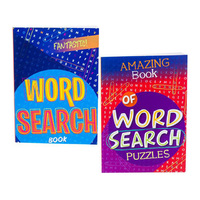 PUZZLE BOOK WORD SEARCH 80PG 2ASST