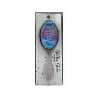 CLEAR ANGEL GLITTER HAIR BRUSH SOLD QTY2