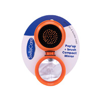 POP UP HAIR BRUSH WITH MIRROR SOLD QTY24