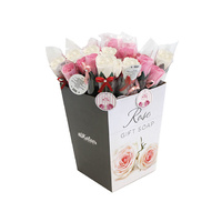 ROSE GIFT SOAP STEM QTY24