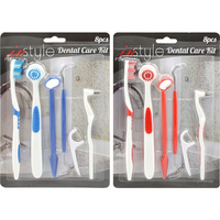 DENTAL CLEANING KIT 8PC 2ASST