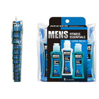 MENS TRAVEL KIT 59ML PACK OF 3 SOLD IN QTY12