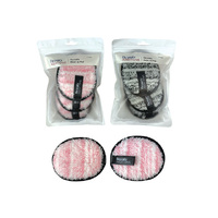 MAKE UP REUSE PAD STRIPED 3PK SOLD QTY12