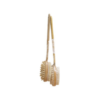 BATH WOODEN BACK BRUSH W/MASSAGER