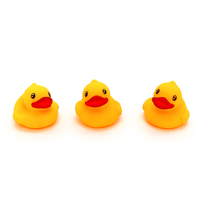 BATH TOYS 6CM RUBBER DUCKS YELLOW SOLD QTY12
