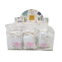SCENTED POUCH ROSE 4X6.7CM UN12