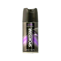 SPORTSTAR MEN DEODORANT BODY SPRAY ULTRA 150ML QTY 12