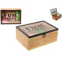 18X13CM FIRST AID EMERGENCY BOX QTY 4