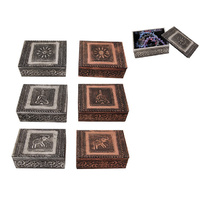 10CM X 7.5CM MDF CELTIC BOX 3ASST QTY 6