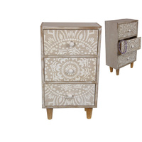 33CM BOHO MANDALA 3 DRAWER CHEST