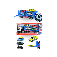 CAR TRANSPORTER TRUCK WITH 4 VEHICLES