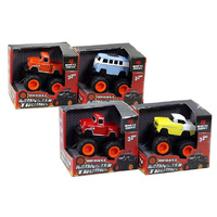 DIE CAST CAR BIG WHEELS 12CMX8CM 4ASST