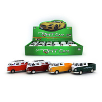 DIE CAST PULLBACK COMBI/UTE 12.5CM UN12