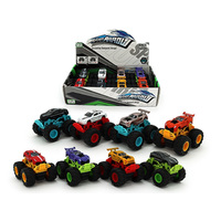 DIE CAST PULLBACK MONSTER CAR 9CM UN8