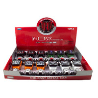 DIE CAST PULL BACK HOT ROD 12CM UN12