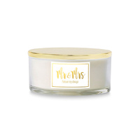 MR & MRS CANDLE 3 WICK 13X8CM