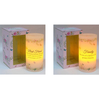 SCENTED WISHES LED CANDLE 2ASST