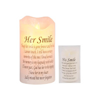 HER SMILE LED LIGHT CANDLE