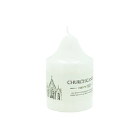 CANDLE PILLAR 7X10CM WHITE