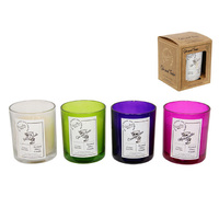 9CM COCKTAIL SCENTED CANDLES 4ASST