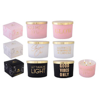 LESS CHAT 3 WICK CANDLE 6ASST