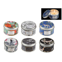 65G SCENTED TIN CANDLE 6ASST