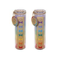 21CM CHAKRA AND LUCK 7 LAYERED CANDLE