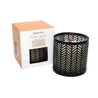 CANDLE 368G CITRUS LIME BLACK