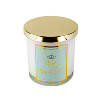 MUM YOU'RE BEAUTIFUL CANDLE 9X8CM 45H
