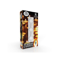 TEALIGHTS PK8 X 9HR UN18