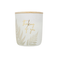 THINKING OF YOU SENTIMENT CANDLE SOLD QTY2